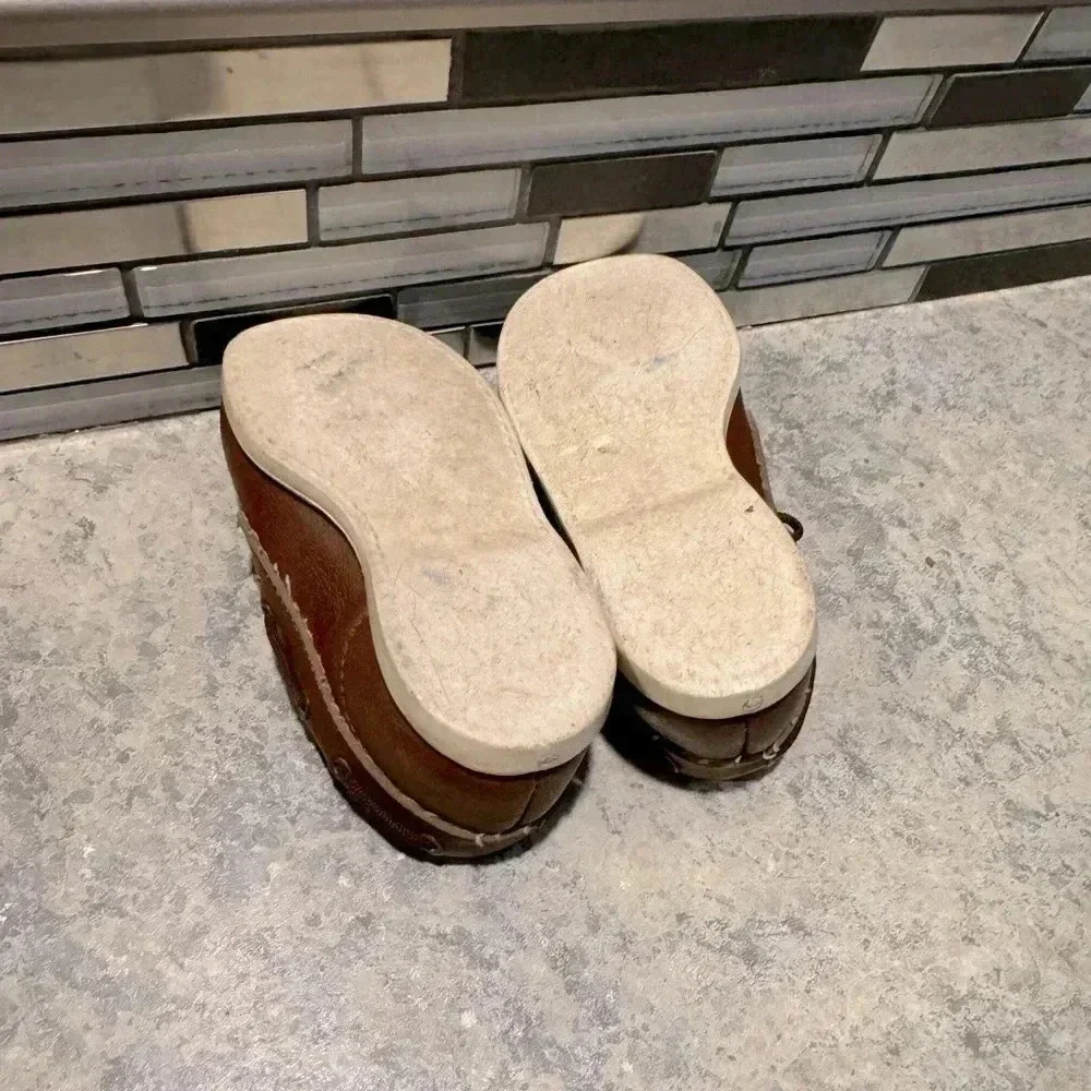 Baby Boy Brown Dress Shoes Size 4